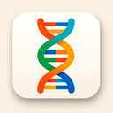 icon_food_dna_strand_vibrant_colors icon preview