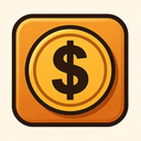 icon_food_dollar_sign_bold icon preview