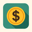 icon_food_dollar_sign_flat_design icon preview