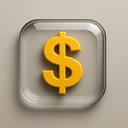 icon_food_dollar_sign_glassy icon preview