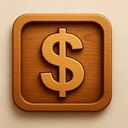 icon_food_dollar_sign_wooden icon preview