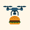 icon_food_drone_flat_design icon preview