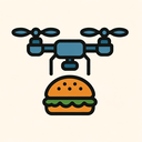 icon_food_drone_geometric icon preview