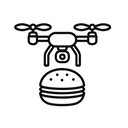 icon_food_drone_line_art icon preview