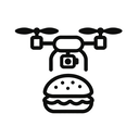 icon_food_drone_monochrome icon preview