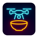 icon_food_drone_neon icon preview
