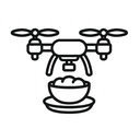icon_food_drone_outline icon preview