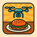icon_food_drone_retro icon preview