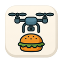 icon_food_drone_rounded icon preview