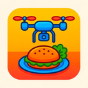 icon_food_drone_vibrant_colors icon preview
