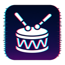 icon_food_drum_digital_glitch icon preview