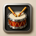 icon_food_drum_metallic icon preview