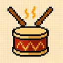 icon_food_drum_pixel_art icon preview