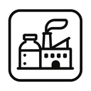 icon_food_factory_monochrome icon preview