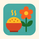 icon_food_flower_flat_design icon preview
