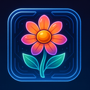 icon_food_flower_futuristic icon preview