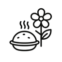 icon_food_flower_line_art icon preview