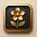 icon_food_flower_metallic icon preview