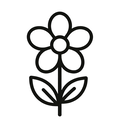 icon_food_flower_minimal_outline icon preview