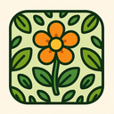 icon_food_flower_organic_pattern icon preview