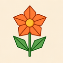 icon_food_flower_origami icon preview