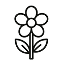 icon_food_flower_outline icon preview