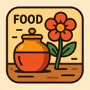 icon_food_flower_retro icon preview