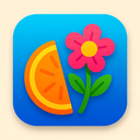 icon_food_flower_vibrant_colors icon preview