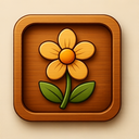 icon_food_flower_wooden icon preview