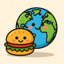 icon_food_globe_cartoon icon preview
