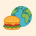 icon_food_globe_flat_pastel icon preview