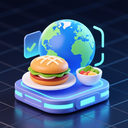 icon_food_globe_futuristic icon preview