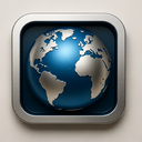 icon_food_globe_metallic icon preview