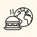 icon_food_globe_outline icon preview