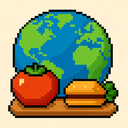 icon_food_globe_pixel_art icon preview