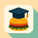 icon_food_graduation_cap_flat_design icon preview
