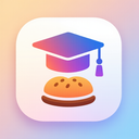 icon_food_graduation_cap_gradient icon preview