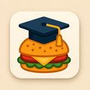 icon_food_graduation_cap_iconic icon preview