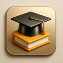 icon_food_graduation_cap_metallic icon preview