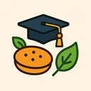 icon_food_graduation_cap_organic icon preview