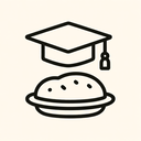 icon_food_graduation_cap_outline icon preview