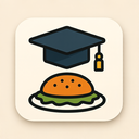 icon_food_graduation_cap_symmetrical icon preview