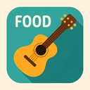 icon_food_guitar_flat_design icon preview