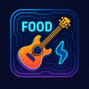 icon_food_guitar_futuristic icon preview