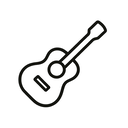 icon_food_guitar_minimal_outline icon preview