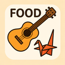 icon_food_guitar_origami icon preview