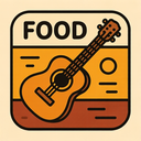 icon_food_guitar_retro icon preview