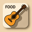 icon_food_guitar_shadow_effect icon preview