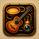 icon_food_guitar_steampunk icon preview