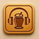 icon_food_headphones_embossed icon preview